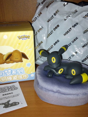 Pokemon 2026 HollyBox Sleeping Eeveelutions φιγούρα Umbreon σαν καινούργιο