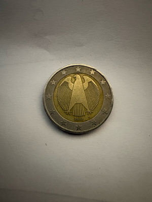 2 euro limited German coin 2002 used