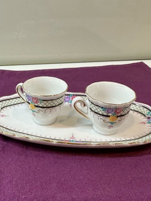 Porcelain miniature collectible vintage cups new