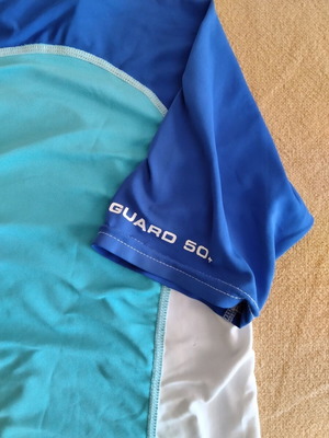 Mares sun protection shirt for boy 5 years old used, blue