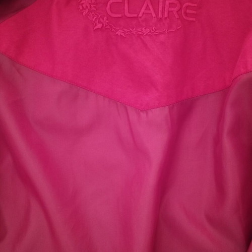 Claire Katrania women's trench coat used, red, size XL