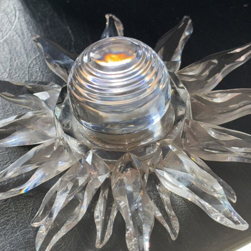 Swarovski Solaris Table Clock designed by Adi Stocker new