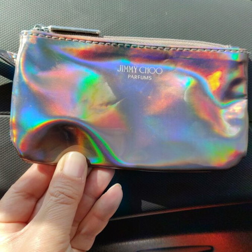 Jimmy Choo wallet new silver