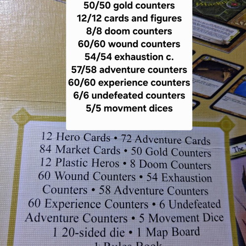 Runebound 2nd Edition board game used