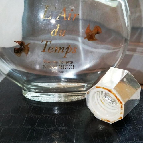 L'air du Temps Nina Ricci Eau de toilette used, large collectible 425 ml bottle