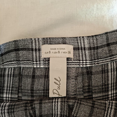 Plaid College Skirt size S like new with pleats