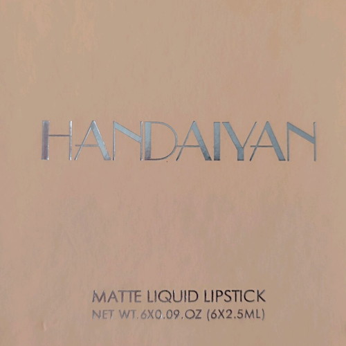Lipgloss Handaiyan set brand new, liquid matt 6 x 2.5 ml