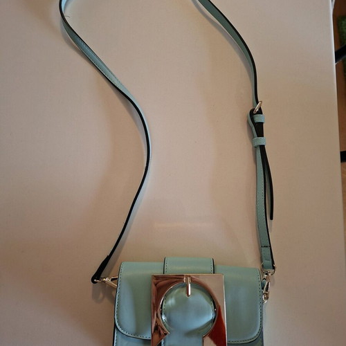 Seidenfelt Manufactur turquoise shoulder bag like new with metal clasp