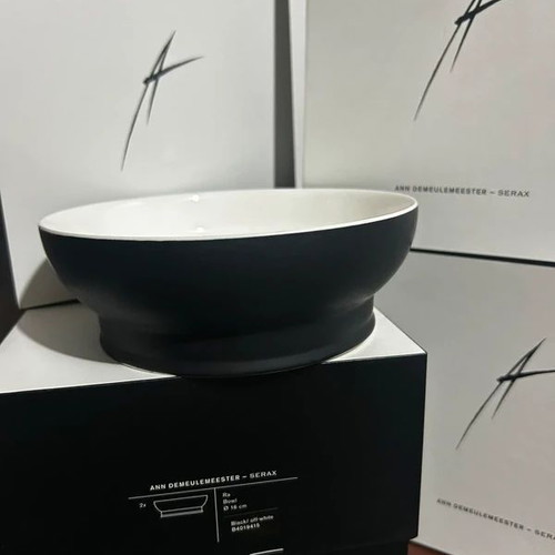 Ra Bowl Set of 2 by Ann Demeulemeester for Serax, new, luxury box