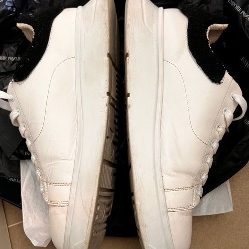 Emporio Armani sneakers used, size 44, white