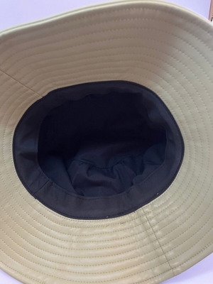 Leather hat like new, green, size S and M