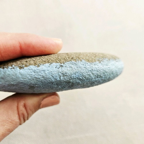 Handmade painted stone The Stillness Collection No4 like new