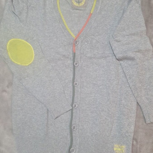 Ativo woolen children's cardigan like new, gray, size 12 years