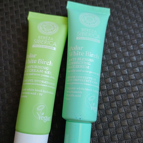 Natura Siberica White Birch Cream 30ml and Serum 30ml new