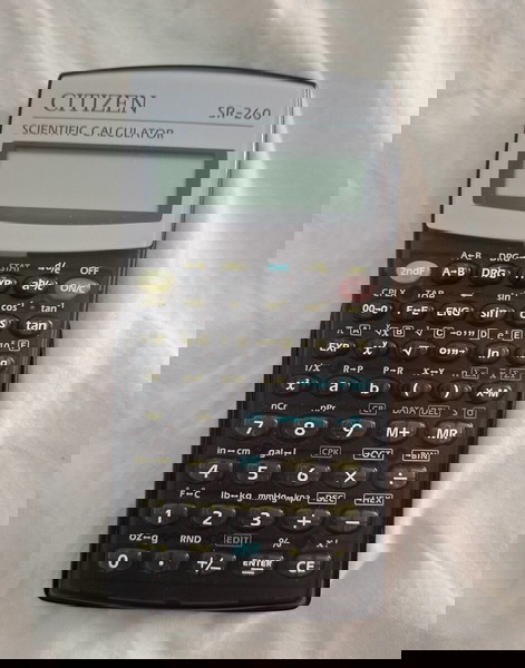 Citizen scientific calculator SR-260