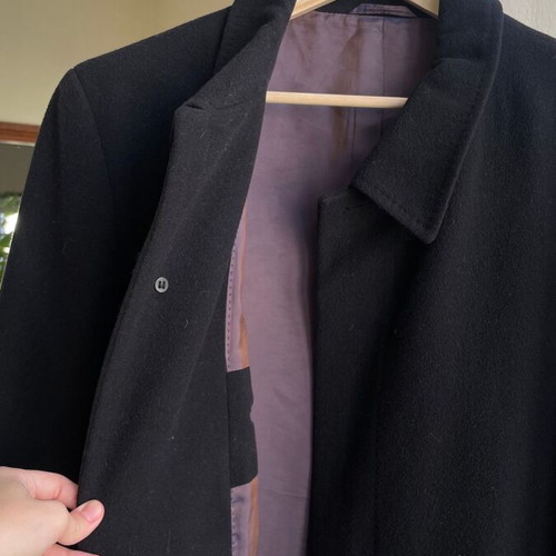 Vintage Boss coat used, black, size L-XL