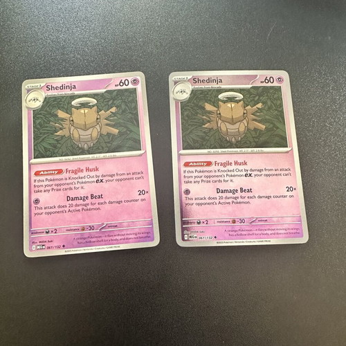 Shedinja 061/132 Mega Evolution Pokemon card
