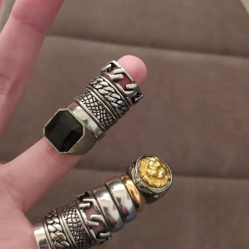 Men's rings like new, assorted