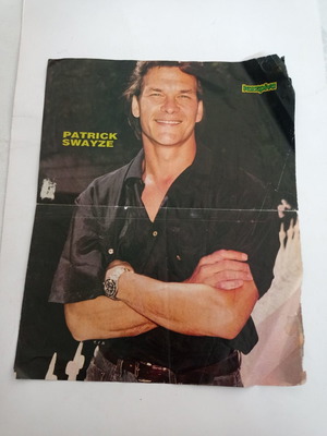 Αφίσα μικρή Patrick Swayze μεταχειρισμένη, Metallica ΜΤΠ