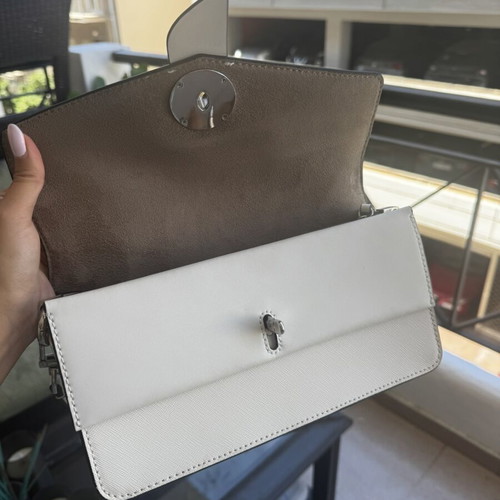 Michael Kors white shoulder bag like new