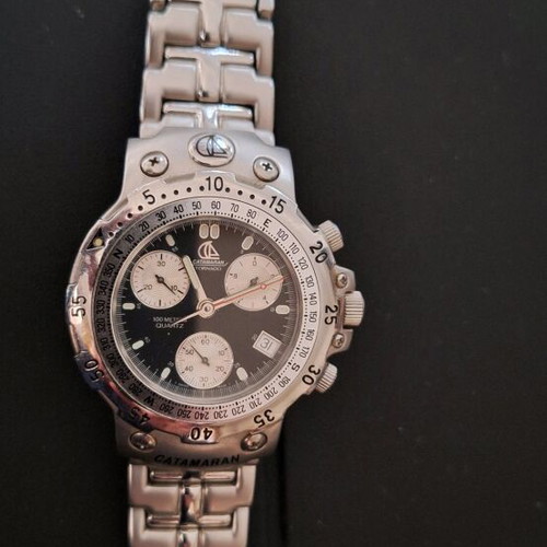 Catamaran Tornado men's watch like new, black dial
