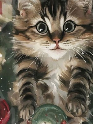 Коледни картички като ново, комплект от 12 броя