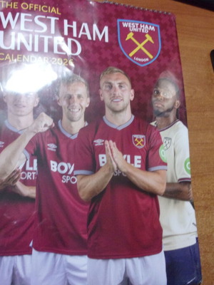West Ham 2026 Calendar new, sealed
