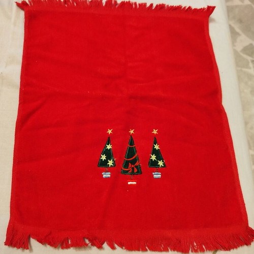 Set of three small Christmas towels new