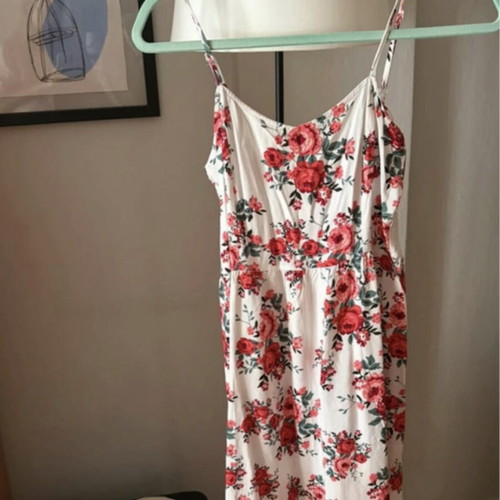 Dress and off-shoulder top set used, Stradivarius, white