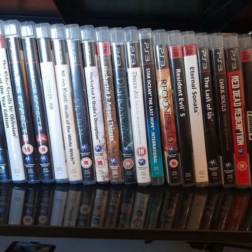 PS3 games like new, pack of 17 titles