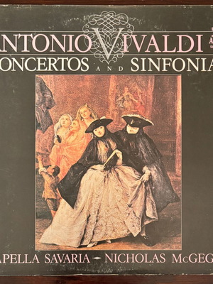 Antonio Vivaldi Concertos and Sinfonias Vinyl LP like new, classical