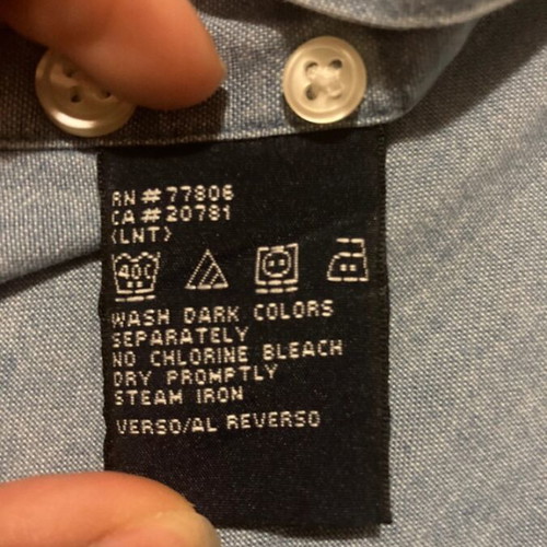 Tommy Hilfiger vintage shirt XL used, blue, 100% cotton