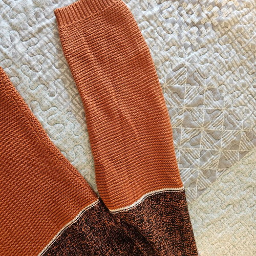 Fransa women's sweater like new, size L, black and brown