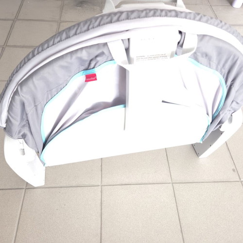 Fisher Price On-The-Go Baby Dome playpen like new with mattress gray 79.5x13.5cm