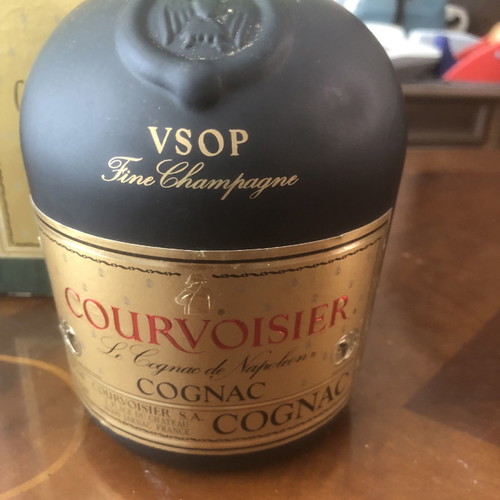 Courvoisier Cognac old 1970 new, sealed