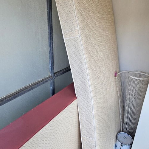 Bed used, mattress included