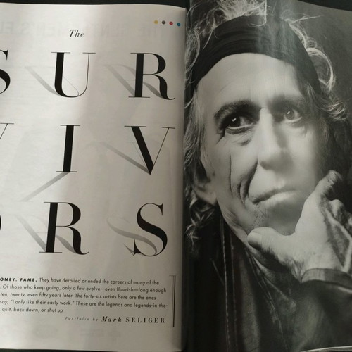 GQ The Survivors Issue magazine in English in excellent condition