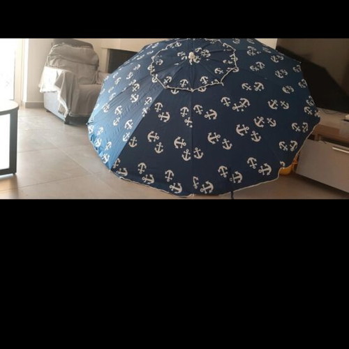 Beach umbrella new with UV protection, 2m diameter