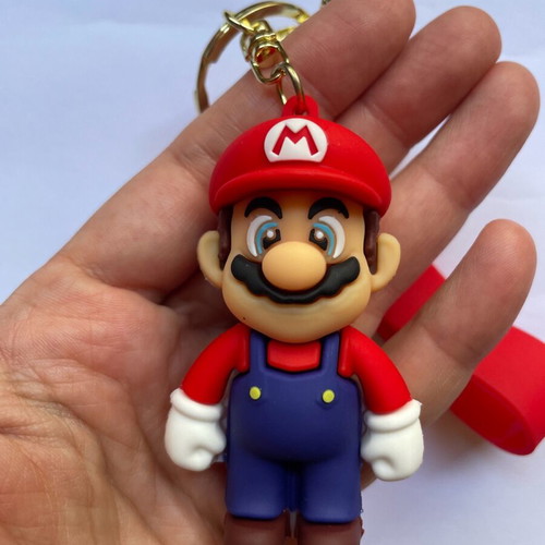 Super Mario red keychain new in sealed packaging