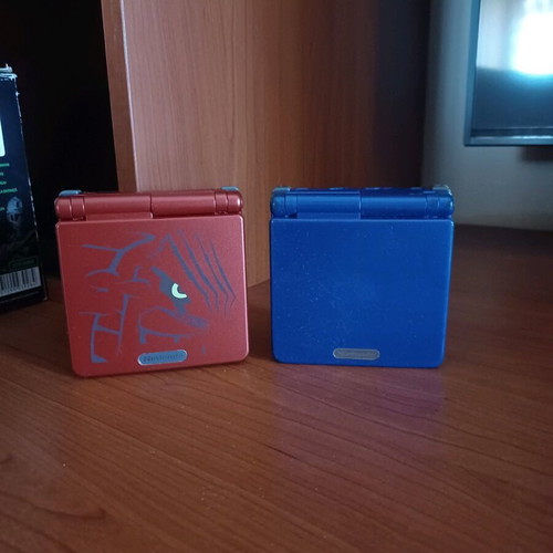 Nintendo Advance SP Groudon shell new with gift original blue shell