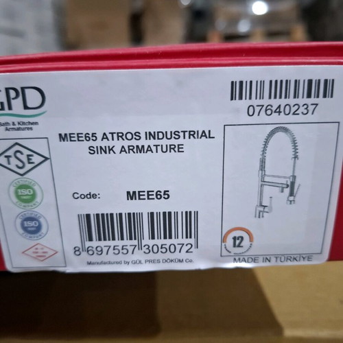 Atros professional chrome kitchen faucet new