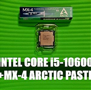 INTEL CORE i5-10600 CPU - 10th GEN - LGA 1200 PLUS MX -4 ARCTIC THERMAL PASTE