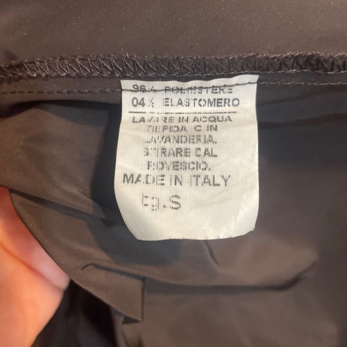 Asymmetric dark brown dress made in Italy small like new