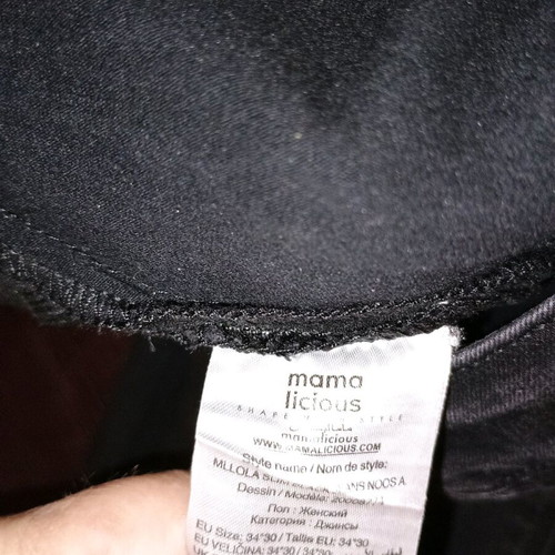 Maternity jeans pack of 2 used, size 40 and elastic black 30/34