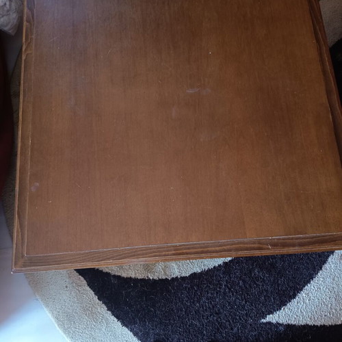 Coffee table solid walnut like new