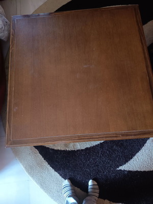 Coffee table solid walnut like new