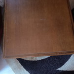 Coffee table solid walnut like new