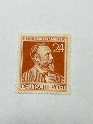 Germany Heinrich von Stephan Stamp 1947 like new