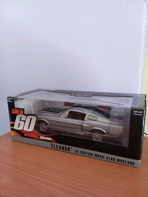 Ford Mustang Shelby '67 Eleanor model car new, 1:18 scale