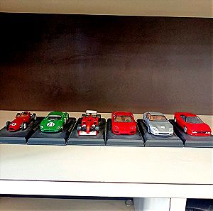 6 συλλεκτικά αυτοκινητάκια Ferrari
